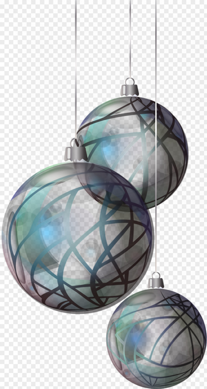 Christmas Decoration Glass Bulbs Balls Bubbles PNG