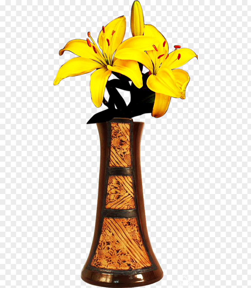 Vase Painting Flower PNG