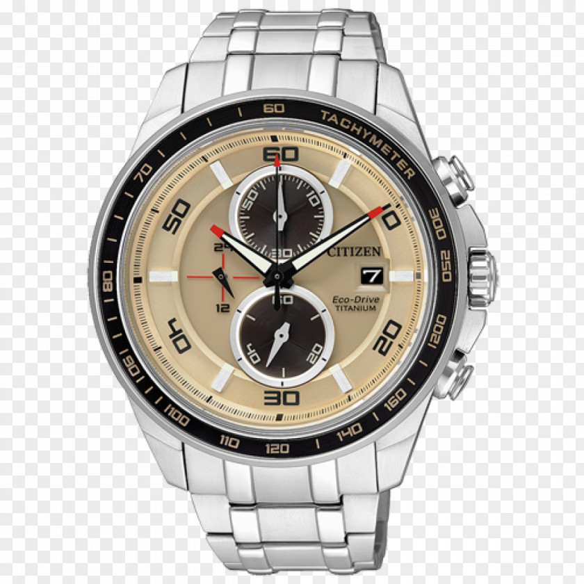 Eco-Drive Citizen Holdings Watch Chronograph Titanium PNG