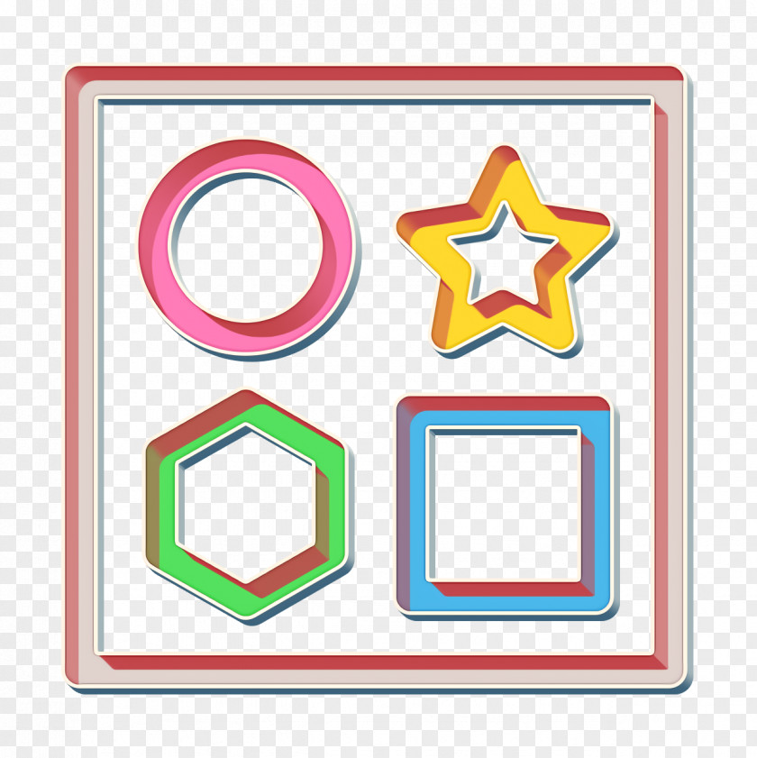 Kindergarten Icon Shapes Kid And Baby PNG