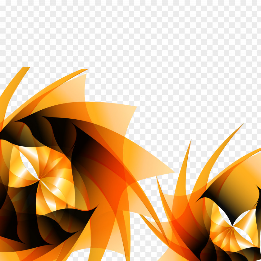 Orange Abstract Background Vector Abstraction PNG