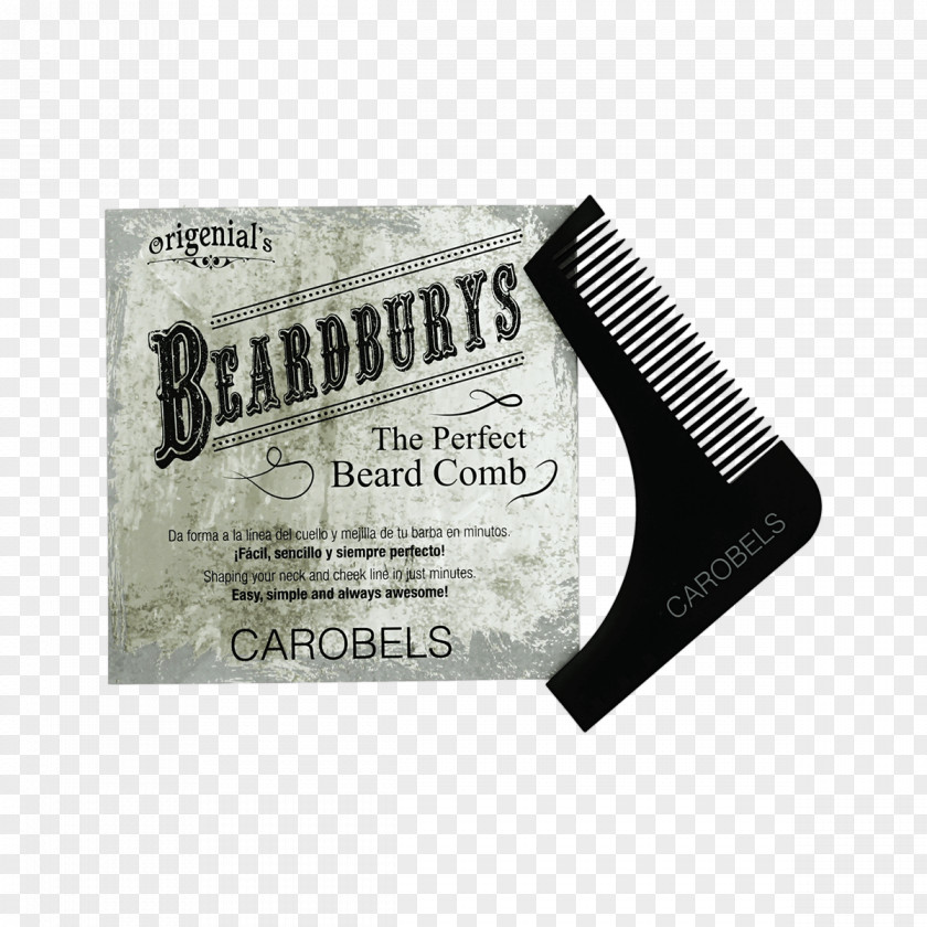 Natural Mustache Comb Product Beard Brand PNG