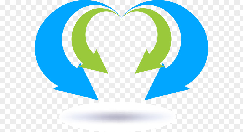 Vector Blue And Green Arrow Blue-green PNG
