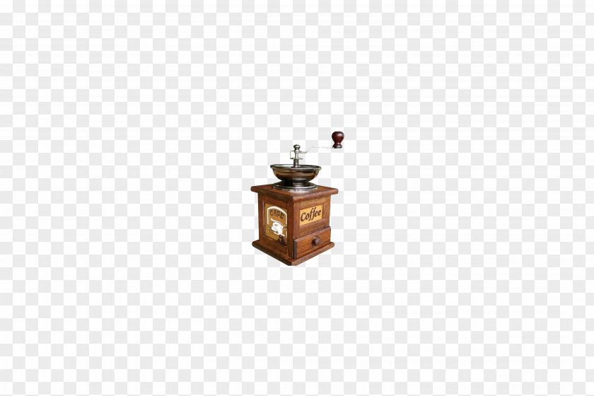 3D Old Coffee Machine Brown Square Pattern PNG