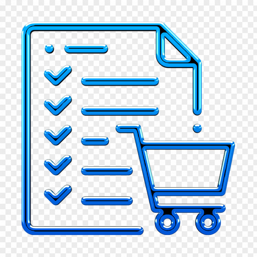 Checklist Icon Shopping List E-commerce PNG