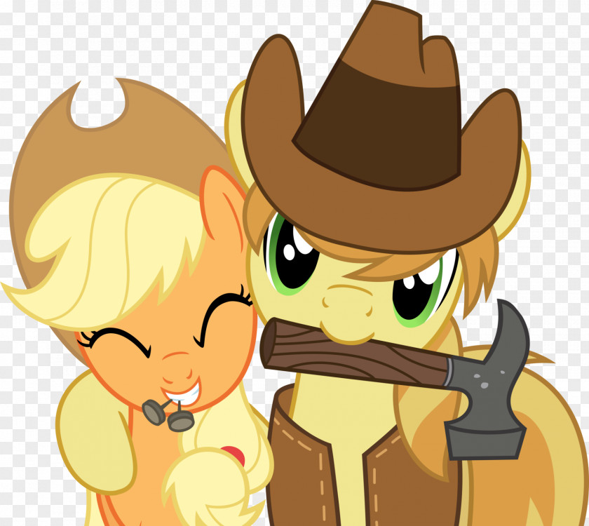 Applejack And Caramel Horse Pony Fluttershy Pinkie Pie PNG