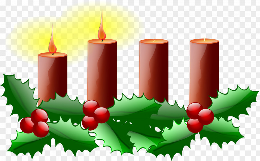 Candle Advent Sunday Wreath Clip Art PNG