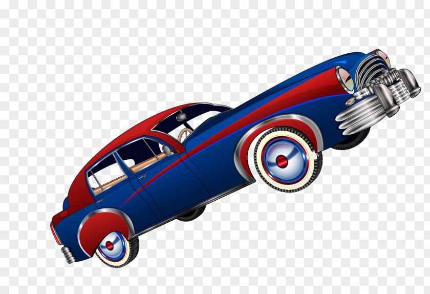 Creative Cartoon Car Pattern Compact Automotive Design Clip Art PNG