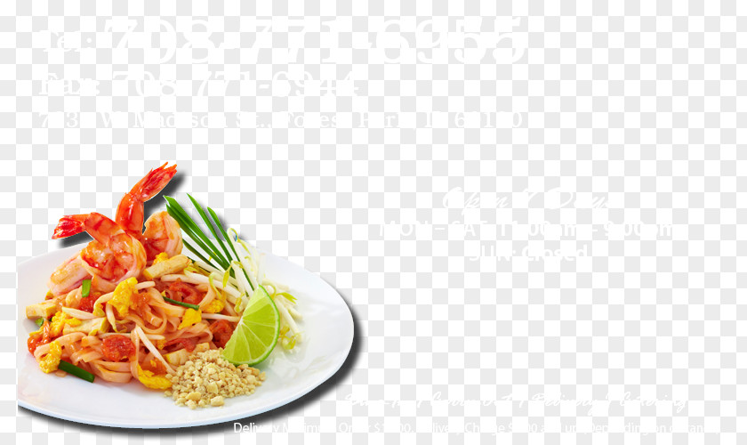 Food Thai Cuisine Pad Vegetarian Dish Restaurant PNG
