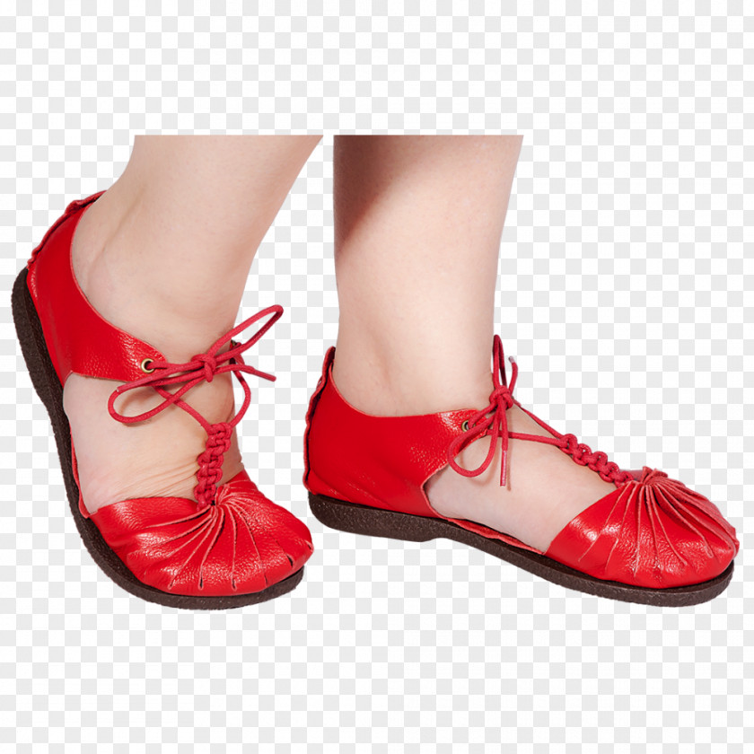 Sandal Leather Ballet Shoe Footwear PNG