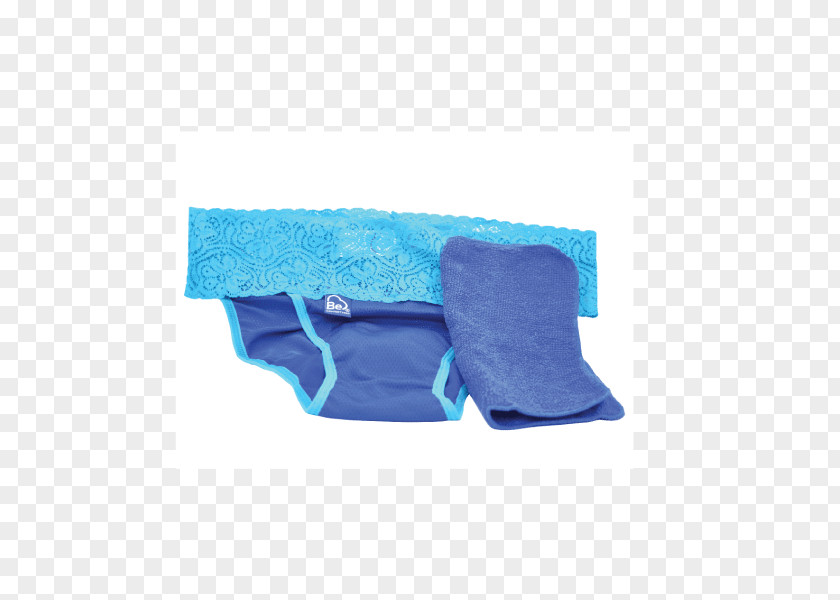 Sanitary Napkin Turquoise Briefs PNG