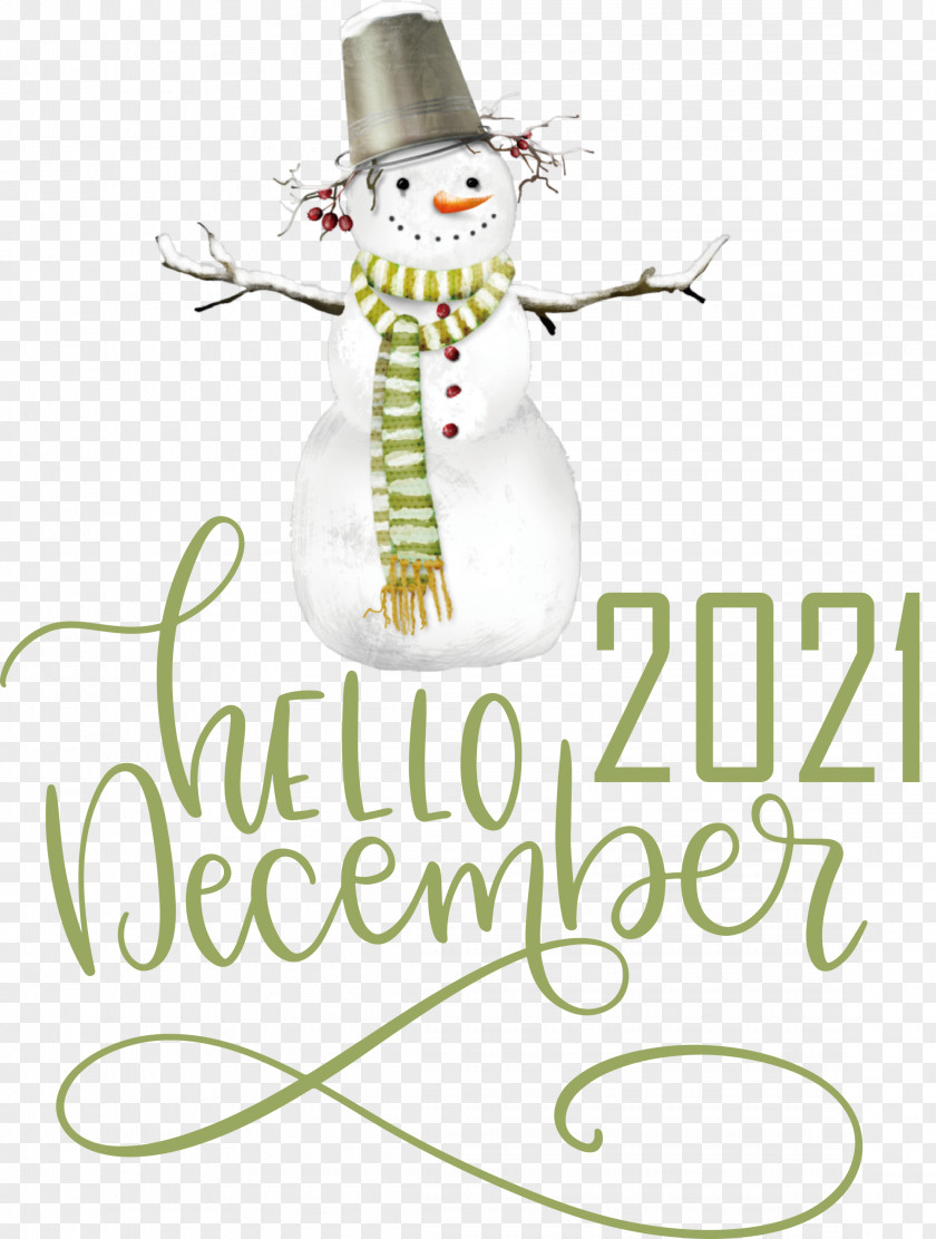 Hello December December Winter PNG