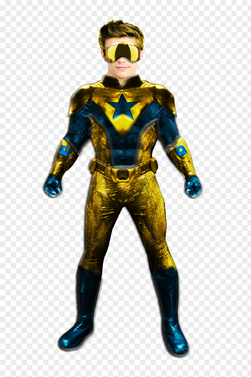Booster Gold Mirror Master Superhero Concept Art PNG