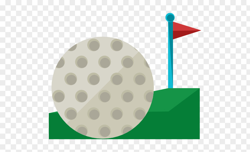 Cartoon Golf Ball Icon PNG