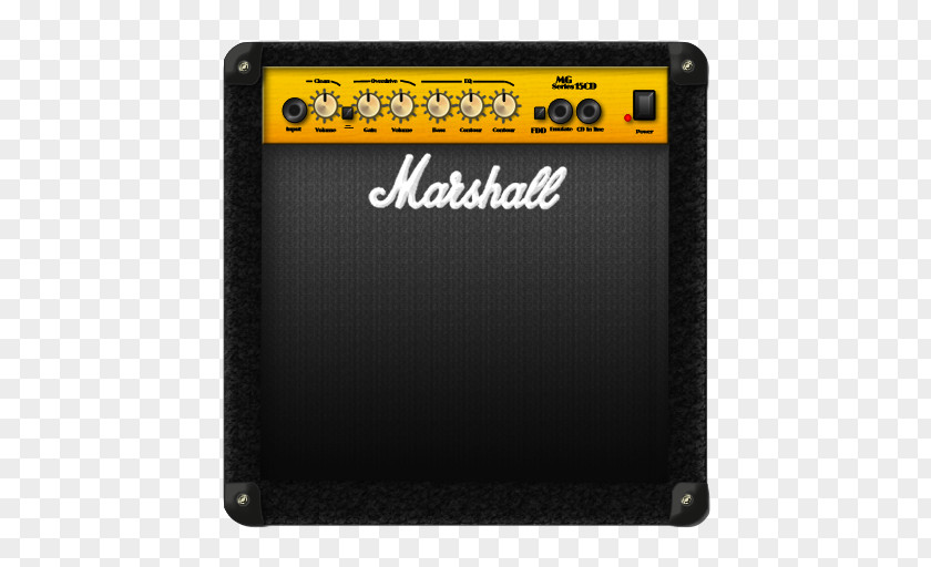Electric Guitar Amplifier Marshall Amplification MG30CFX JVM210H PNG