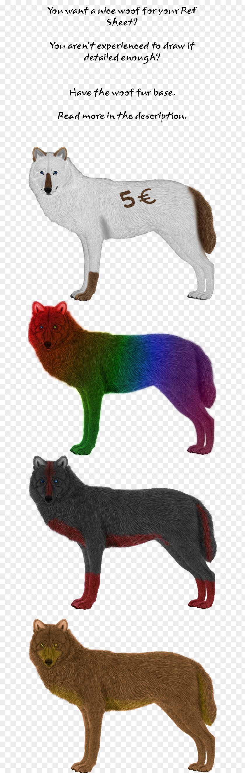Realistic Wolf Drawings Base Product Design Font Text Messaging PNG