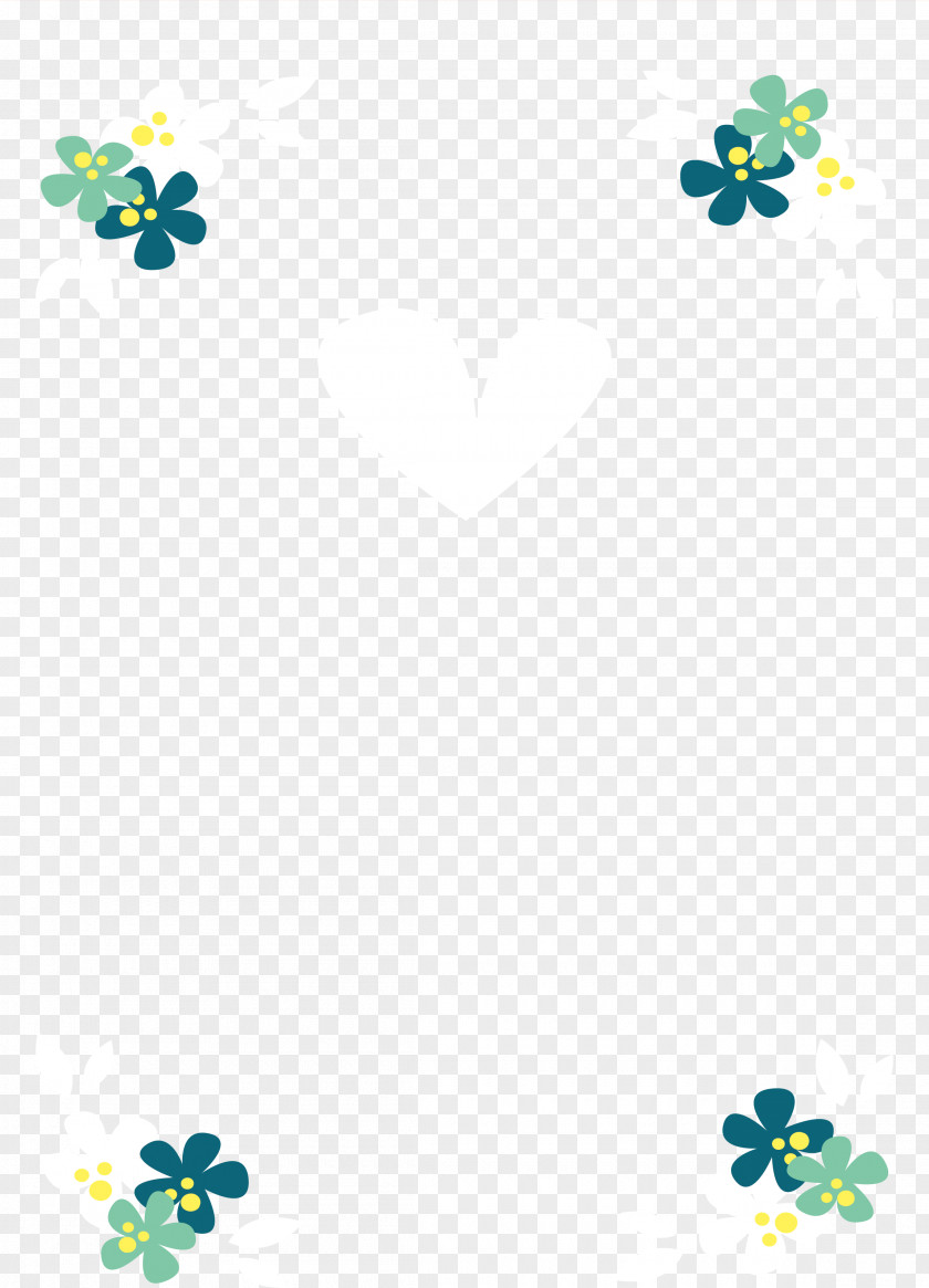 Small Floral Decoration Frame Flower Drawing Pattern PNG