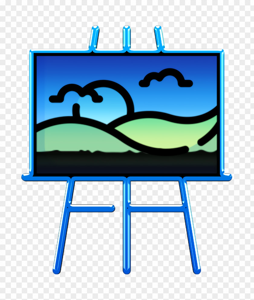 Artist Studio Icon Easel PNG