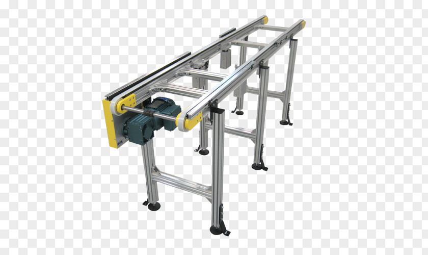 Belt Conveyor System Chain Lineshaft Roller PNG