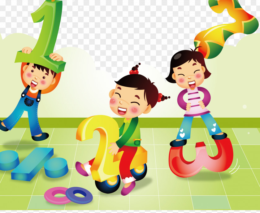 Happy Learning Child Drawing Illustration PNG