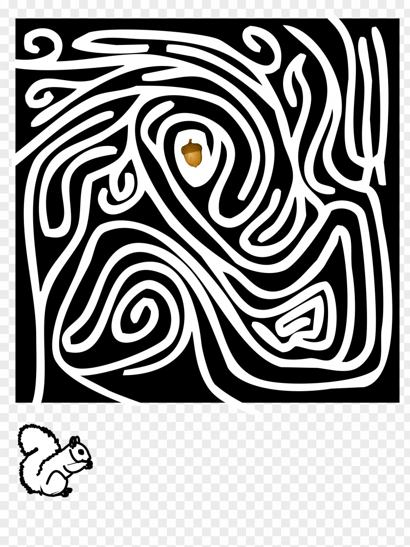 Labyrinth Book Maze Information PNG