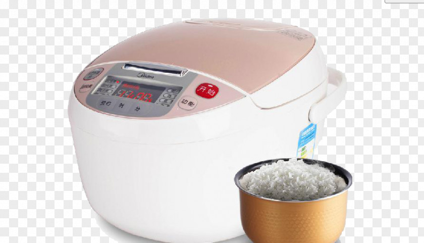 Pink Automatic Rice Cooker Lianjiang, Guangdong Midea Electric PNG