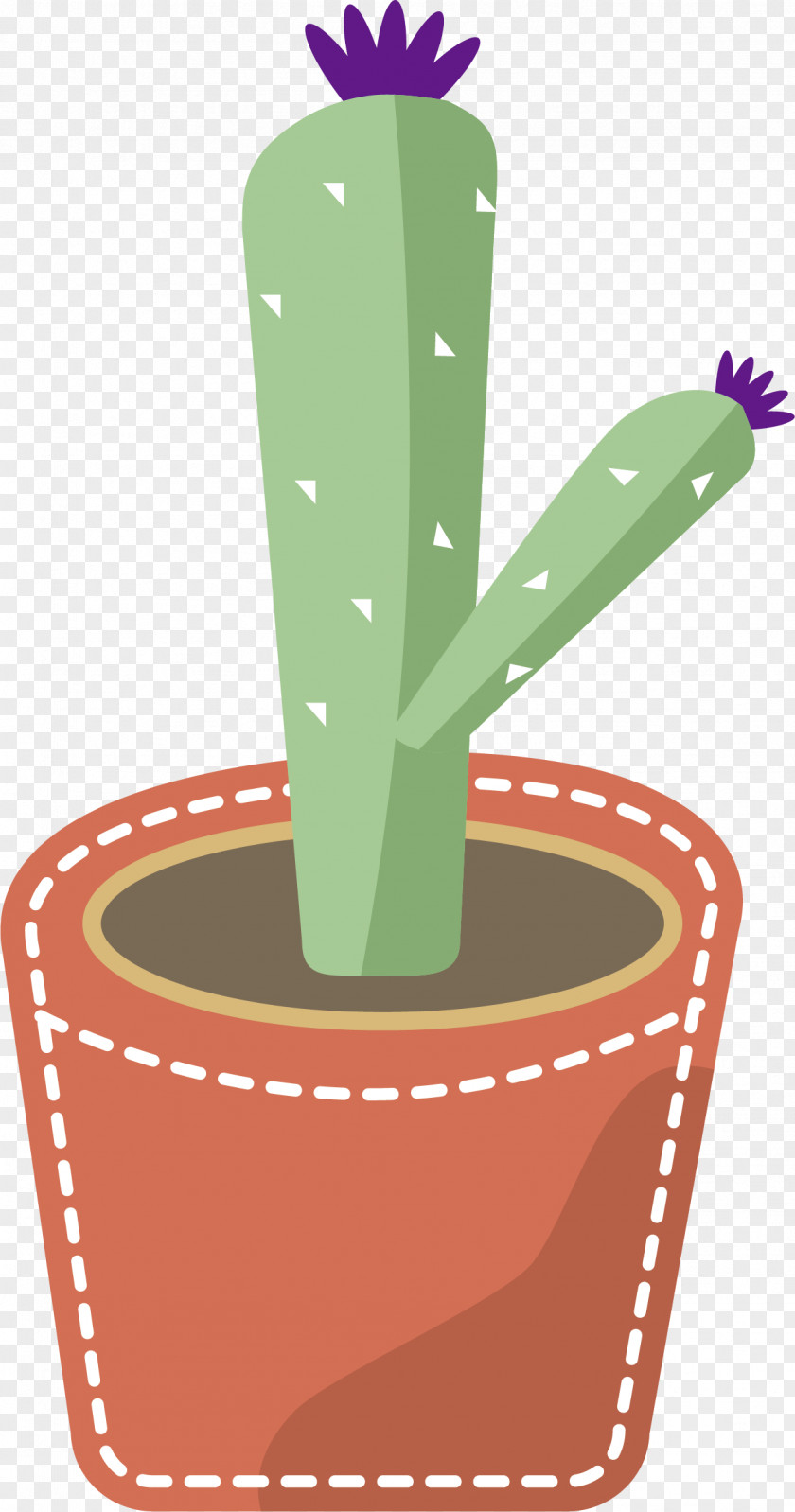 Vector Green Cactus Cactaceae Euclidean PNG