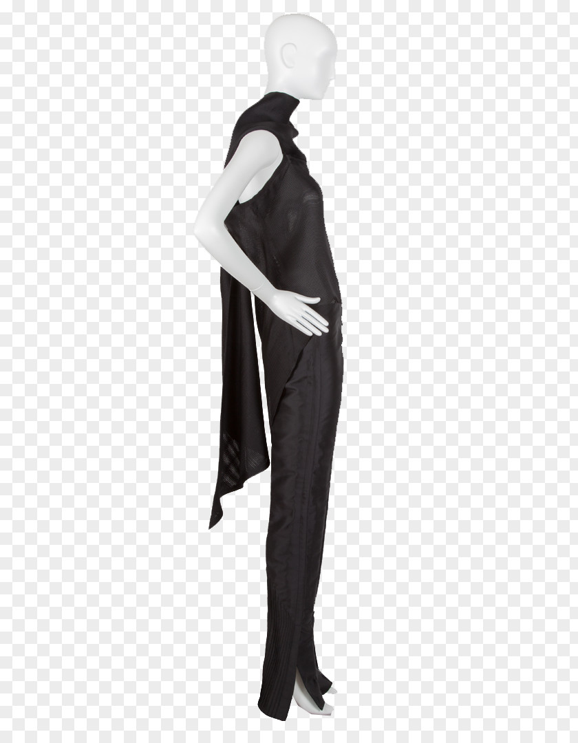 Black Scarf Costume Shoulder Outerwear PNG