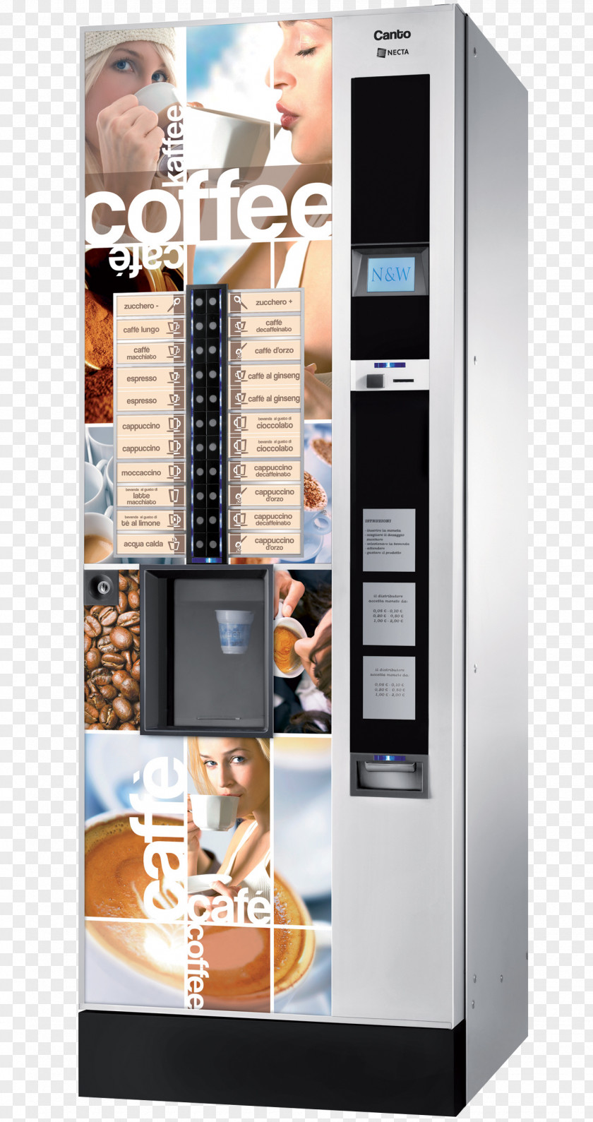 Coffee Espresso Vending Machines Caffè Macchiato PNG