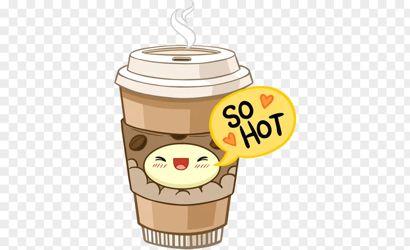 Coffee Sticker Cup PNG