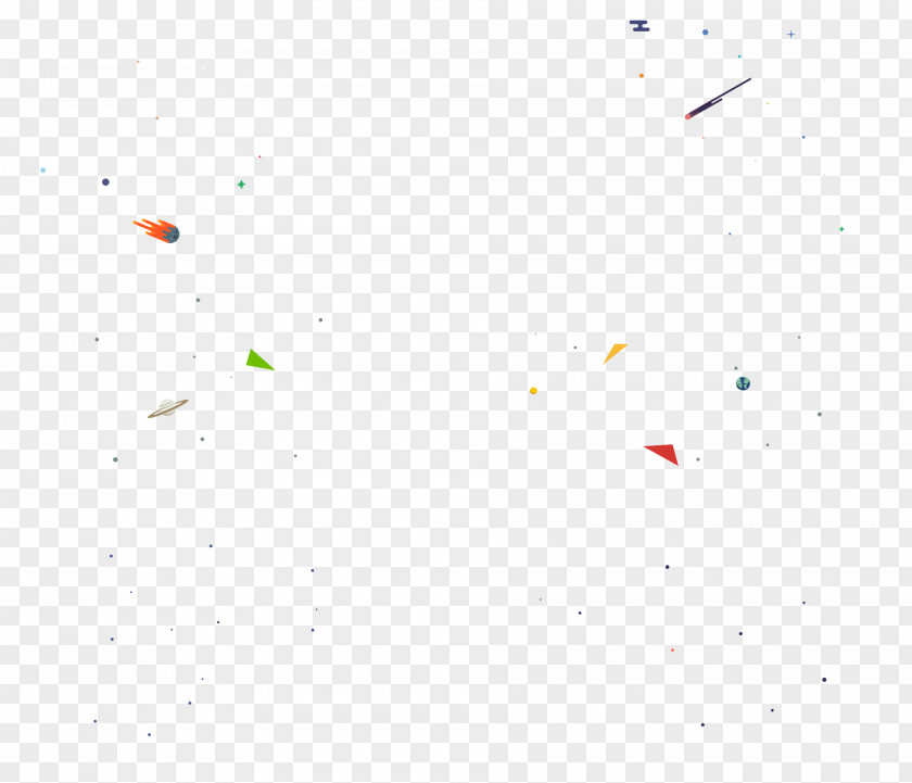 Color Falling Star Point Angle Area Pattern PNG