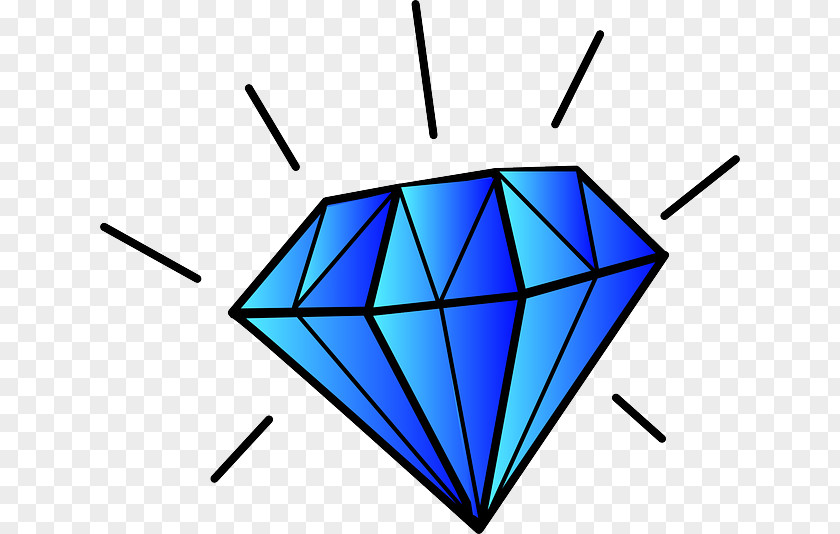 Diamond Blue Clip Art PNG