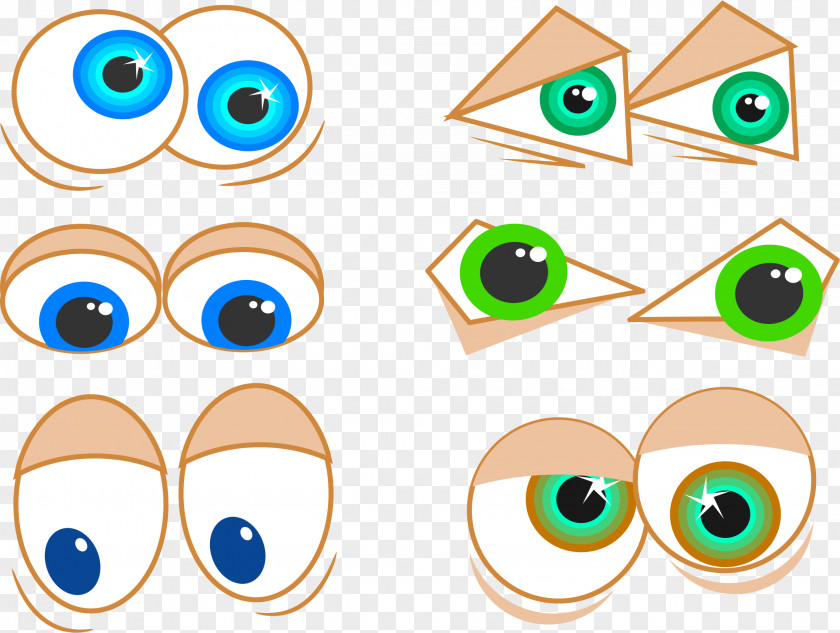 Images Of Cartoon Eyes Eye Clip Art PNG