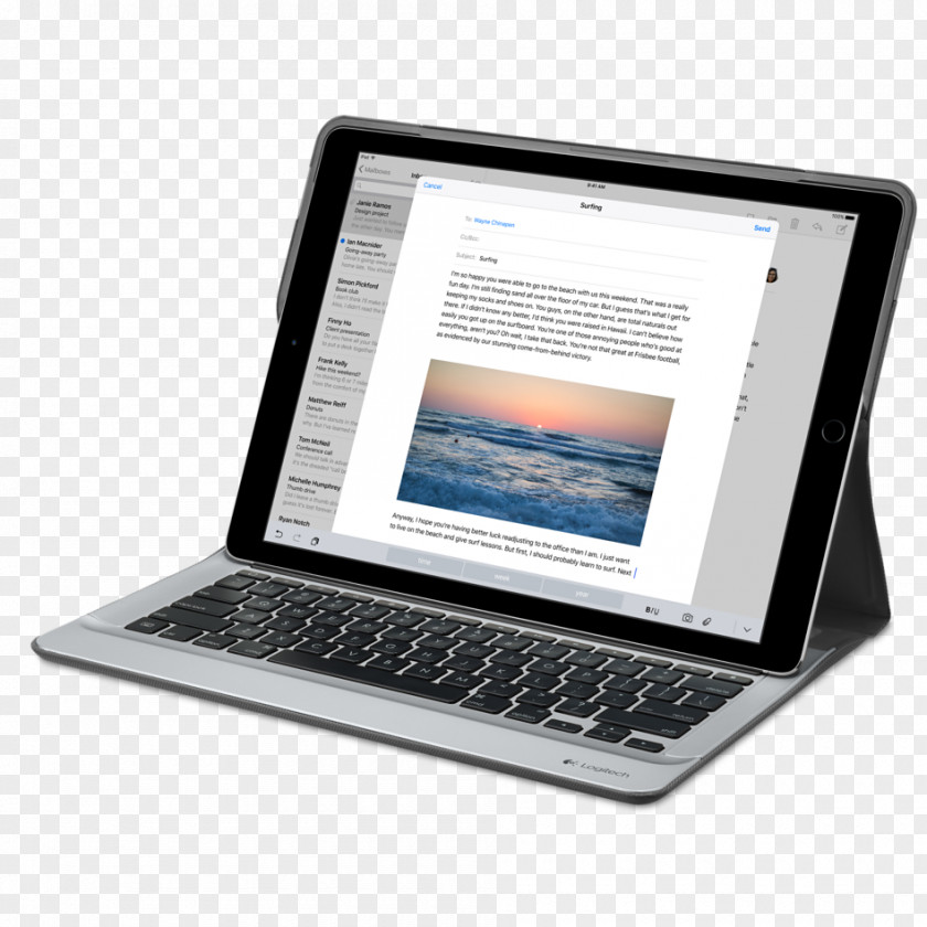 Ipad Logitech CREATE For IPad Pro 12.9 Computer Keyboard Air 2 PNG