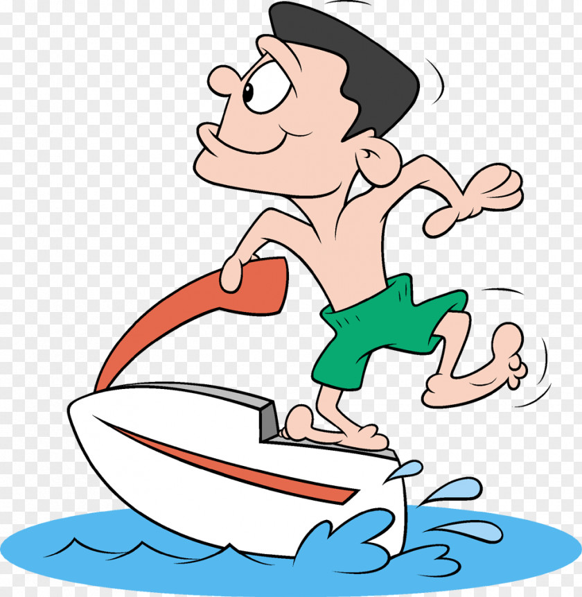 Jetsky Personal Water Craft Skiing Clip Art PNG