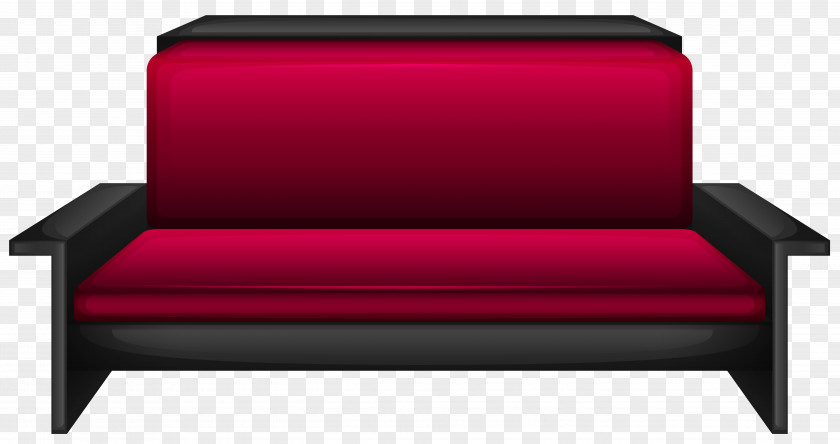 Modern Red Sofa Image Couch Table Chair Clip Art PNG