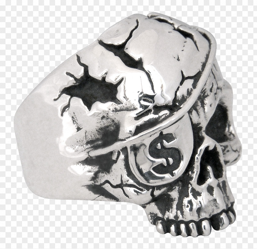 Silver Skull Body Jewellery Argent PNG