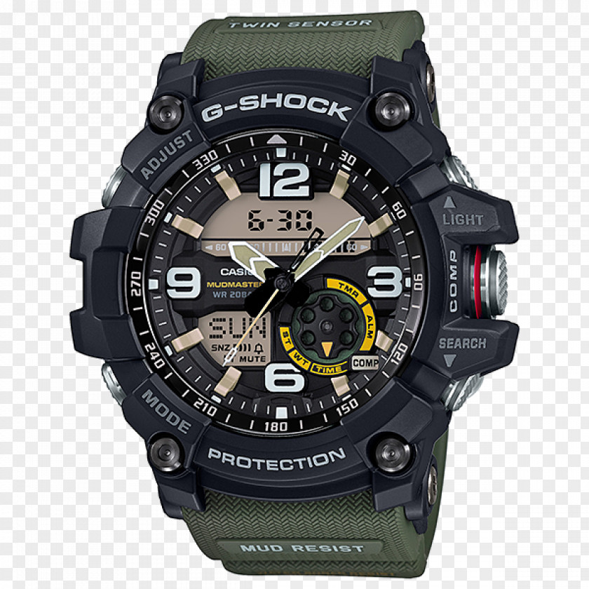 5 X 1000 G-Shock Master Of G Mudmaster GG-1000 GWG1000 Watch PNG