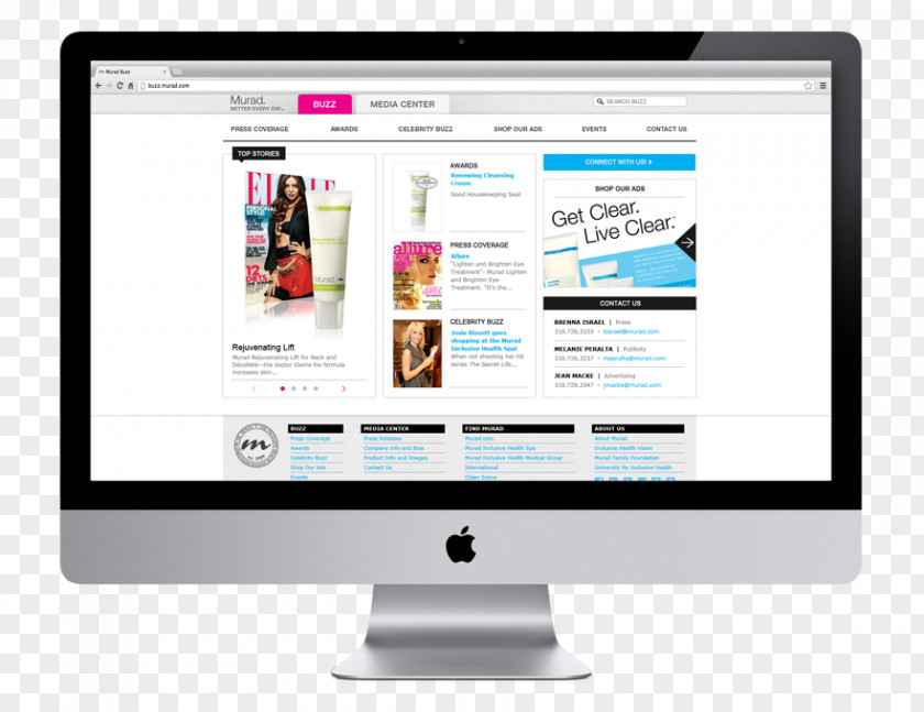Spa Landing Page Advertising Business E-commerce Marketing PNG