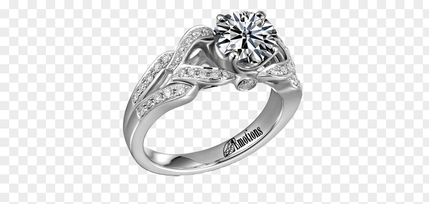 Upscale Jewelry Engagement Ring Jewellery Cubic Zirconia Solitaire PNG