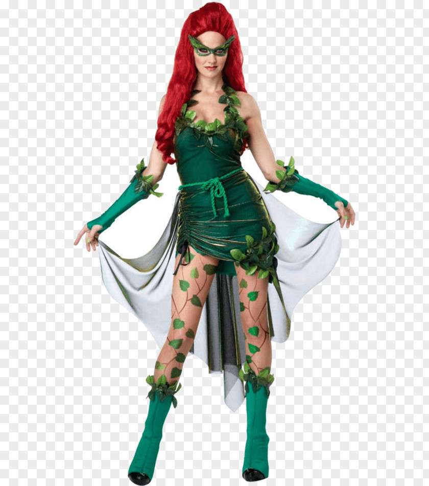 Cosplay Poison Ivy Costume Party Clothing PNG
