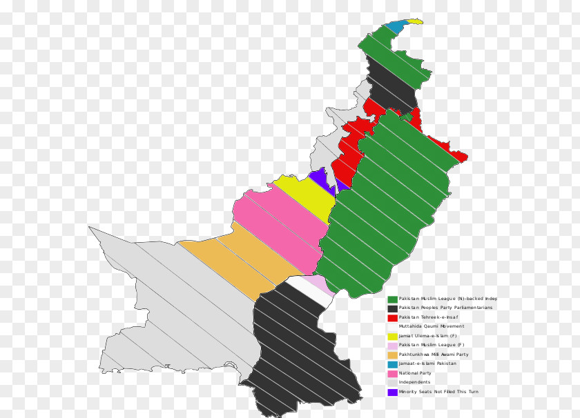 Map Pakistani Senate Election, 2018 2015 Province PNG