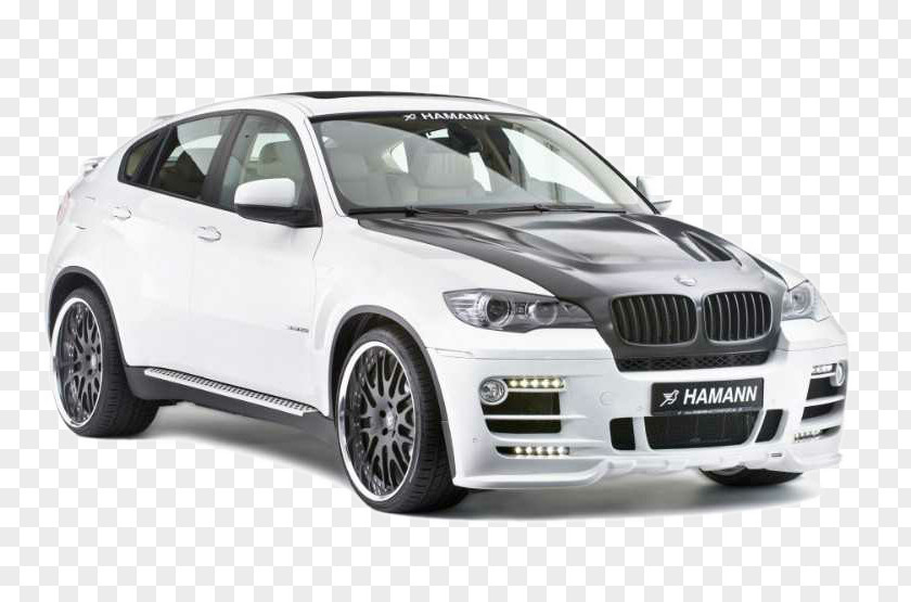 White Car 2009 BMW X6 X5 X1 PNG