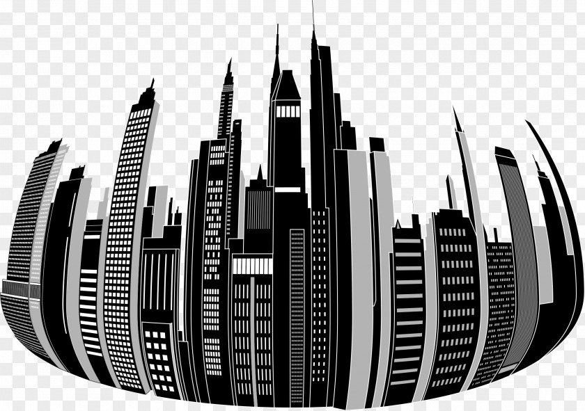 Cityscape Cities: Skylines Distortion Clip Art PNG