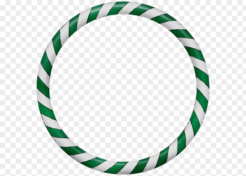 Green Line Pattern Circle Plate PNG