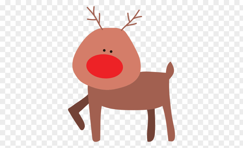Seaweed Cartoon Reindeer Christmas Clip Art PNG