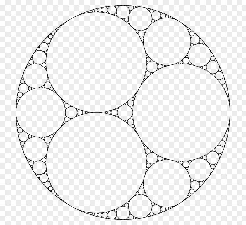 Circle Apollonian Gasket Sphere Packing Fractal Problems PNG