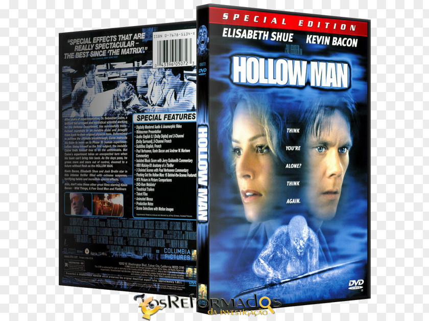 Dvd Hollow Man 0 Film DVD PNG