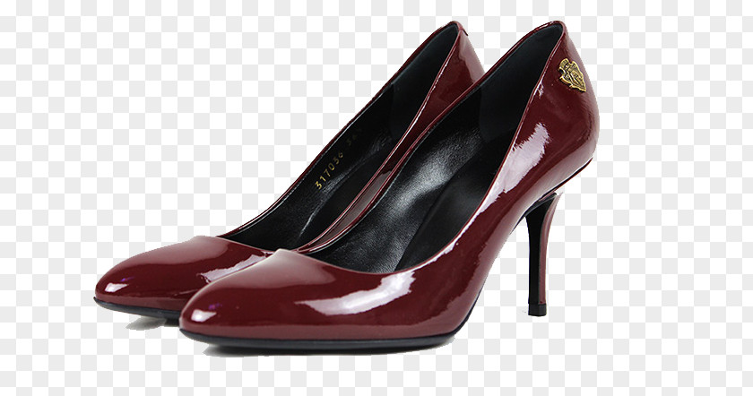 Gucci Heels Lady Red Wine High-heeled Footwear Shoe Luxury Goods PNG