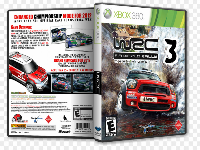 Car Xbox 360 WRC: FIA World Rally Championship Motor Vehicle PC Game PNG